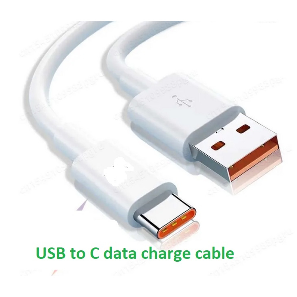 Câble USB-C Blanc 1 Mètre - Pour Charge Et Data - Neuf Sous Blister